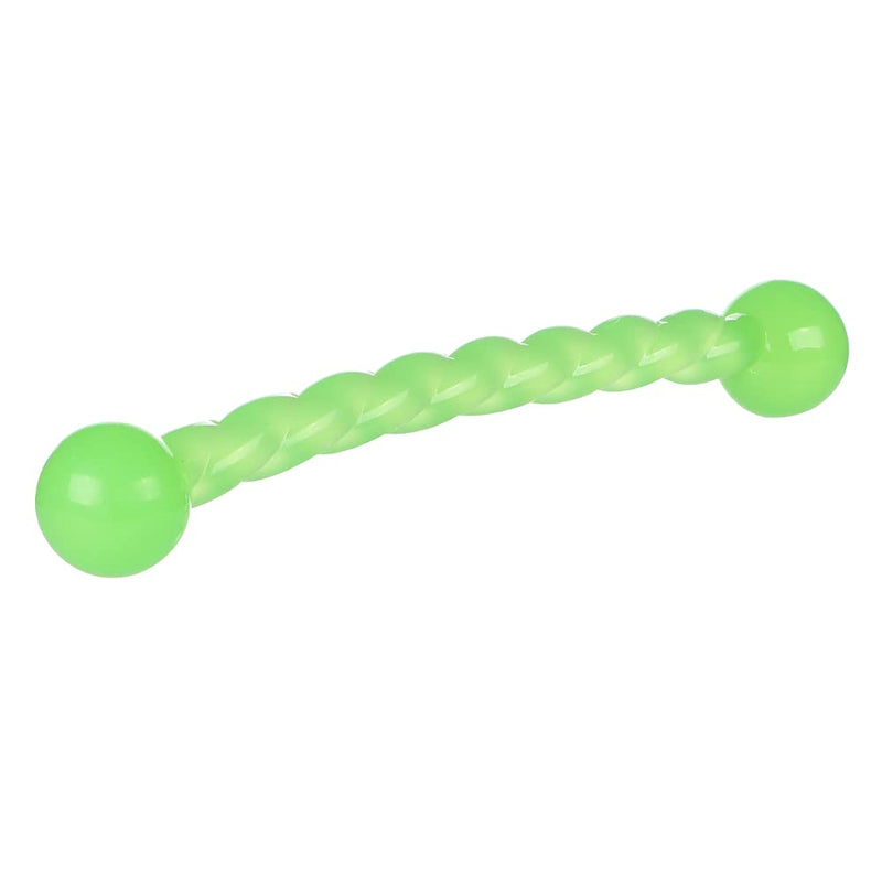 Ministry of Pet M.O.P Strong Flexible Dog Fetch Toy, Durable Material, Glow in the Dark Throw & Fetch Toy - For Small Dogs, Green - PawsPlanet Australia