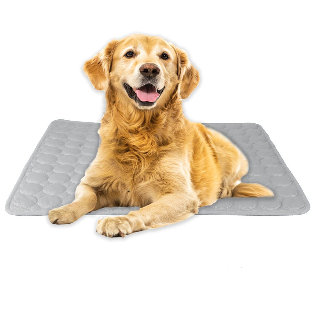 Dog Cooling Mat, Pet Self Cooling Pad, Keep Pets Cool , Usable all Year Round, 50 x 40 cm, Gray - PawsPlanet Australia