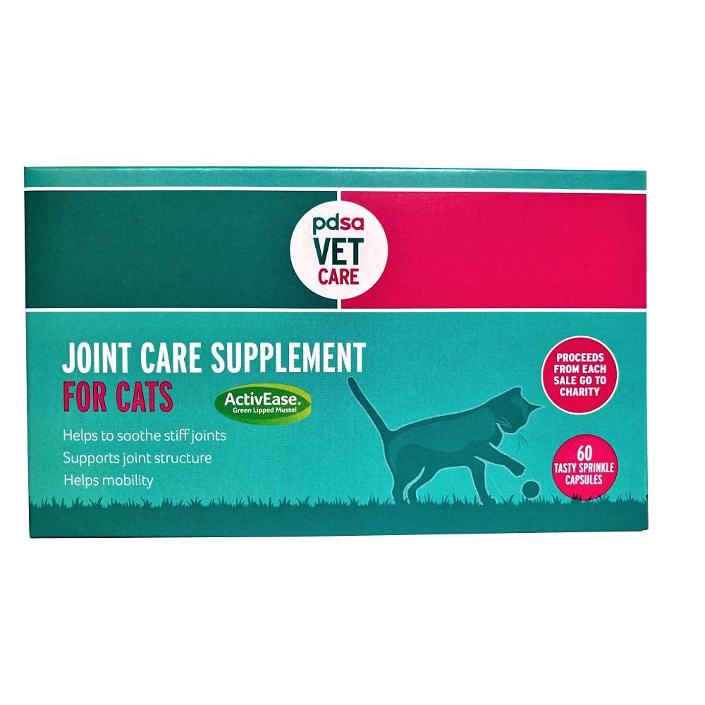 PDSA Joint Care Supplement for Cats 1x60 - PawsPlanet Australia