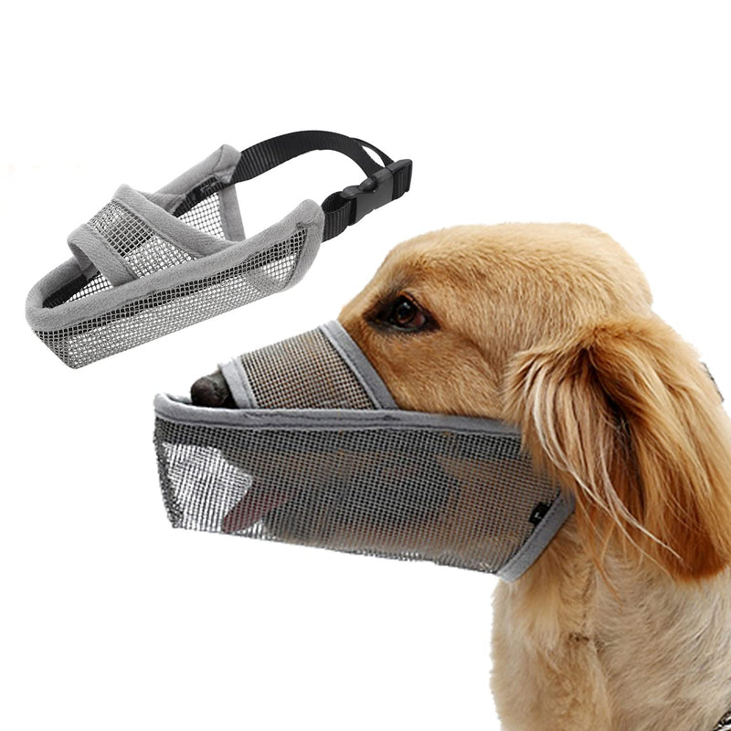 Dog Muzzle Soft Nylon Muzzle - Adjustable Breathable Mesh Muzzle , Dog Mask , Mouth Cover for Anti-Biting Anti-Barking Licking (Size XXS) Size XXS - PawsPlanet Australia