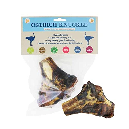 J R Pet Products Ostrich Knuckle Bone - PawsPlanet Australia