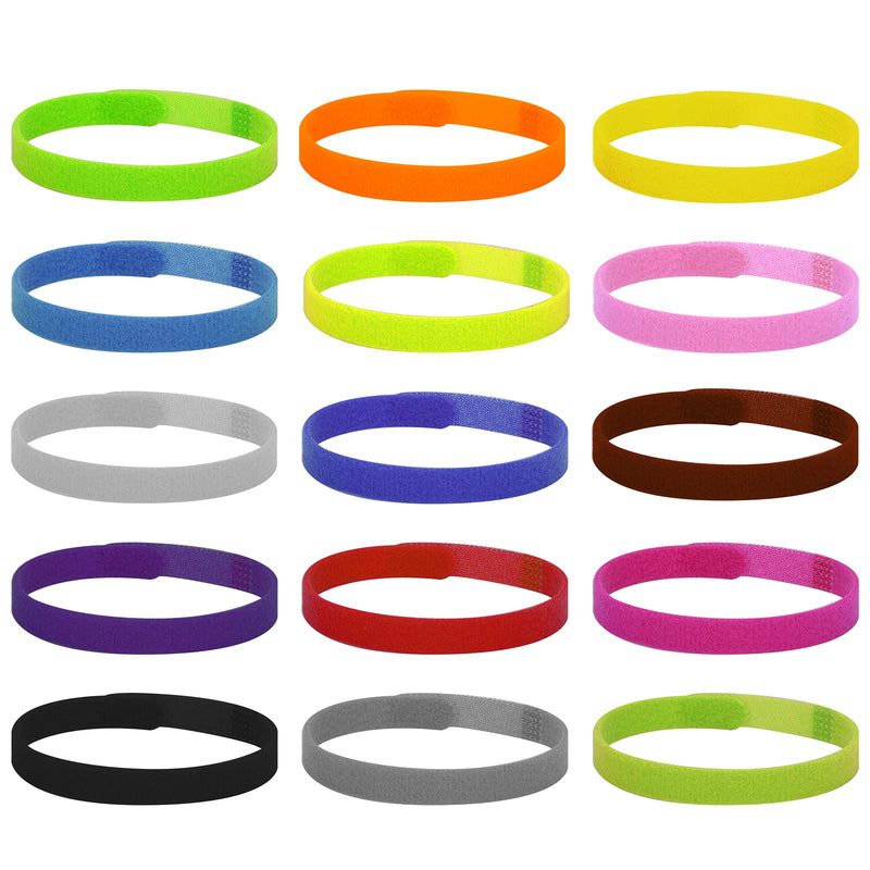 LUTER 15 Colors 20x1cm Puppy Collars, Soft Adjustable Whelping Collars for Puppy ID Collars for Newborn Dog Kittens for Pet - PawsPlanet Australia