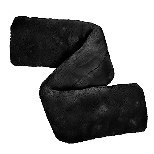 Elico Faux Sheepskin Girth Sleeve For Horses & Ponies (Black) Black - PawsPlanet Australia