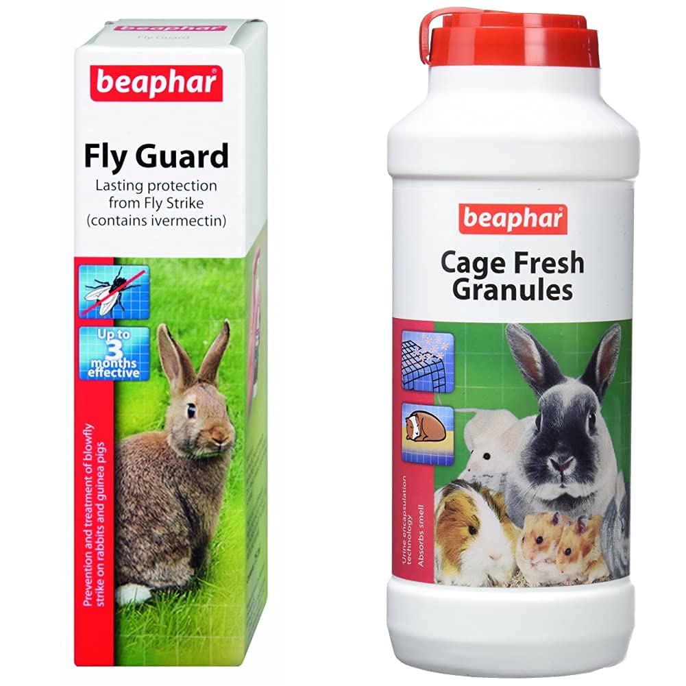 Beaphar Fly Guard 3 Month 75ml & Cage Fresh Granules - PawsPlanet Australia