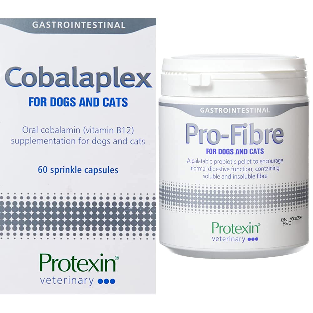 Cobalaplex Chicken Flavoured Capsules, 60-Count & Pro-Fibre for Dogs and Cats, 500g + Pro-Fibre for Dogs and Cats, 500g - PawsPlanet Australia