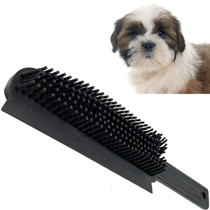 Upholstery Dog Cat Brush | Scratch Free Rubber Bristles Remove Hair / Dust and Dirt | Pet Brush Hair | Squeege Cleaner Window Wiper - By Guilty Gadgets - PawsPlanet Australia