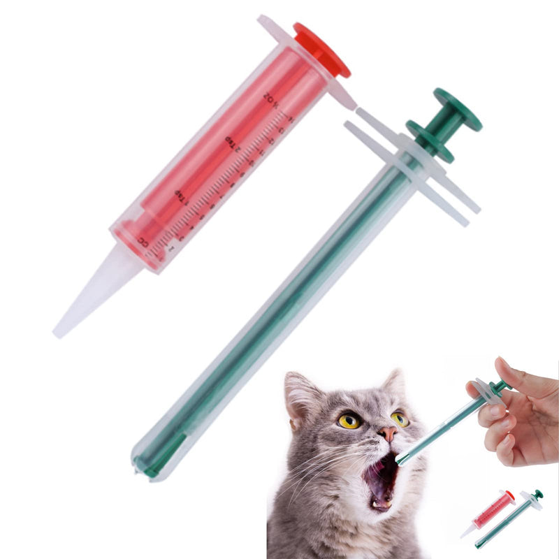 Feeziloe Pet Medicine Feeder, Syringe Pet Pill Shooter, Pills and Liquid Feeding Dispenser Tool, Feeding Kit for Dogs Cats Baby Animals - PawsPlanet Australia