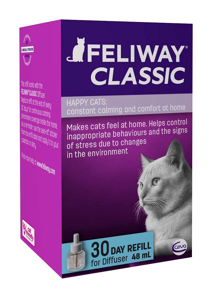 Classic 30 day Refill Comforts Cats, Helps Solve Behavioural Issues in the Home - 48ml (Single) - PawsPlanet Australia
