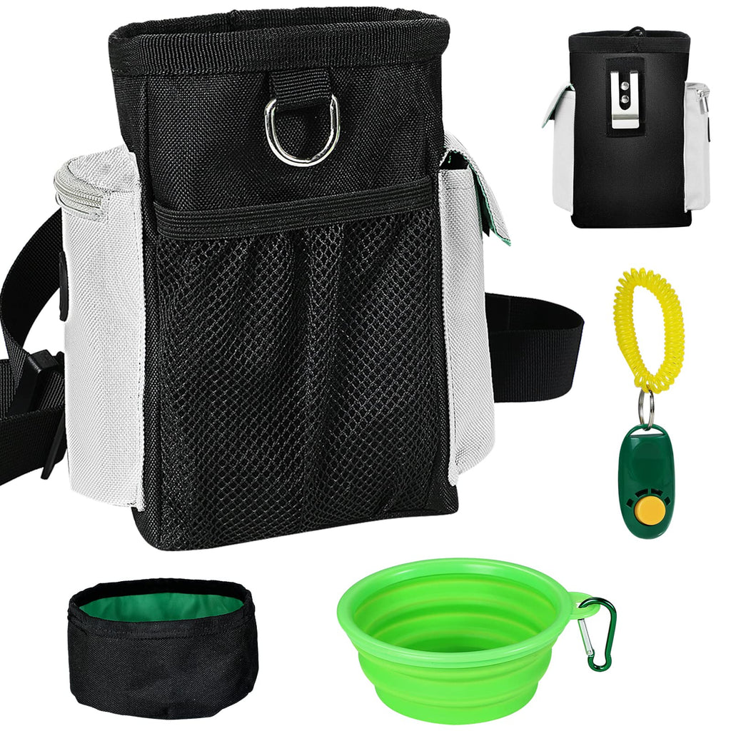 Rumia Dog Treat Pouch, Dog Treat Bag for Training with Dog Bowl, Dog Training Treat Pouch, Portable Treat Bag for Dog Training with Waist Clip, Treat Pouches with Dog Waterproof Bowl - PawsPlanet Australia