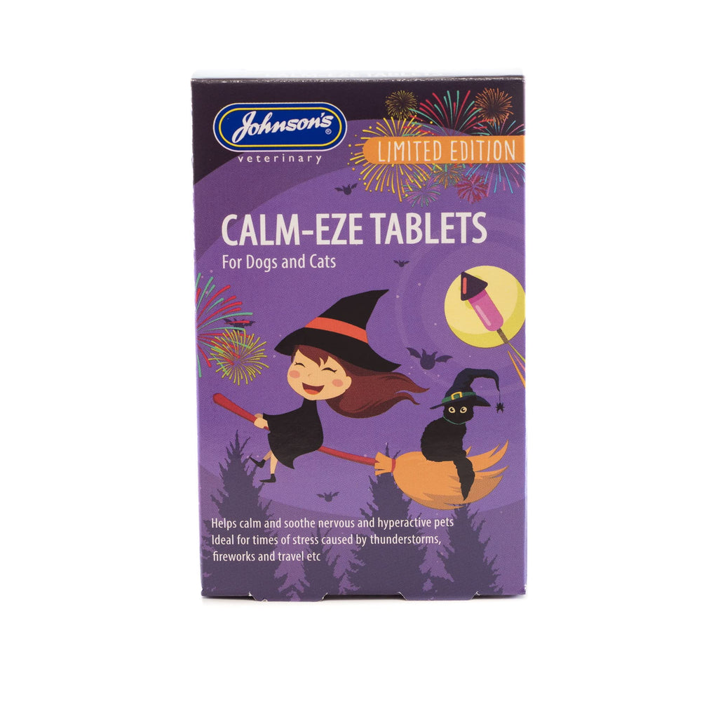 WUNDAPETS JOHNSONS CALM-EZE TABLETS FOR CATS & DOGS CALMING SOOTHING FIREWORKS 36 TABLETS - PawsPlanet Australia