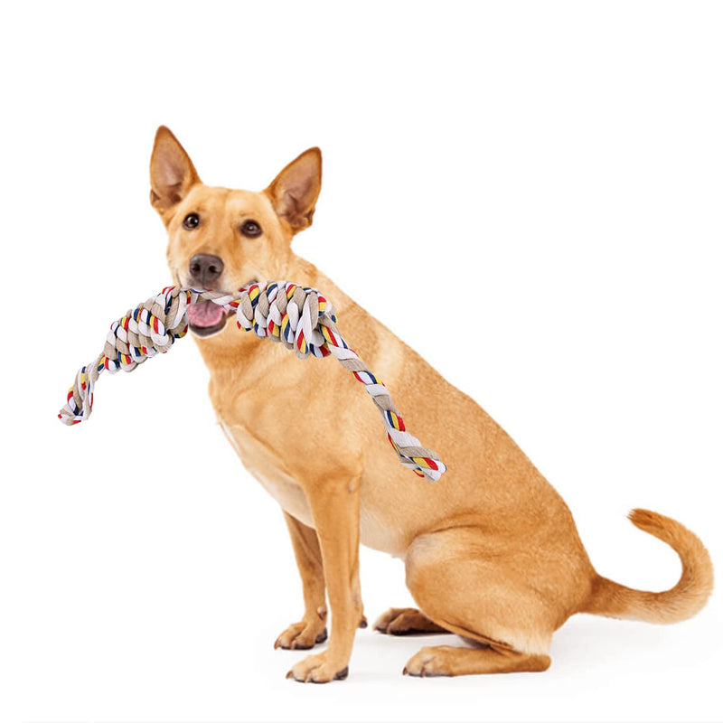 Dog Rope Toys Large, XL 24inch Rope Toys for Strong Large Dogs, Durable Dog Chew Toy for Aggressive Chewers of War, Interactive Rope Chew Toys for Medium Large Dog Breeds Teeth Cleaning - PawsPlanet Australia