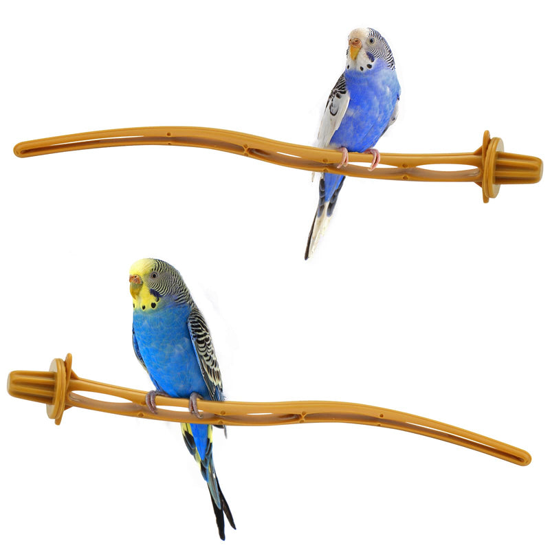 Bird Perches for Cage Parrot Plastic Standing Toys 6pcs for Small Parakeets/Barred Parakeet/Thrush?Bird Perches 8.7 inch? - PawsPlanet Australia