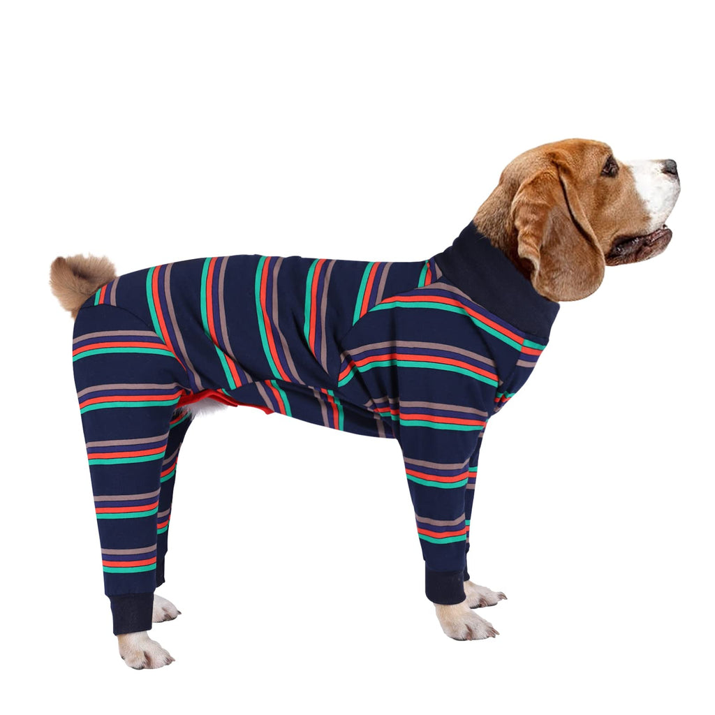 Dog Pajamas,Dog Surgery Recovery Suit Dog Onesie Pajamas Cotton Puppy Breathable Dog Nightclothes,Pet Dog Jumpsuit Shedding,Prevent Licking,Wound Protection,for Medium Large Dogs (XS) XS - PawsPlanet Australia