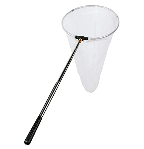 EAR PADZ Insect and Butterfly Net with 10" Ring, Handle Extends to 48 Inches Extendable Aluminum Alloy Rod Telescopic Handle Landing Net Extendable Net for Adults and Kids - PawsPlanet Australia