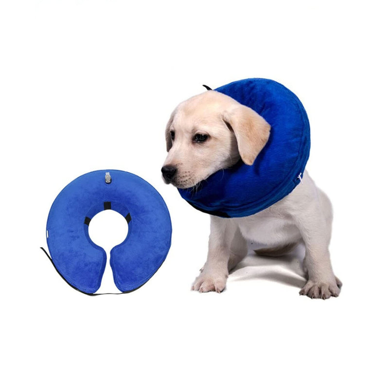 Inflatable Dog Cone Collar, Pet Inflatable Collar for Large Dogs, Adjustable Buckle Comfy Pet Collar Cone for Recovery, Inflatable Basic Dog Collars, Protective Dogs and Cats (L) L - PawsPlanet Australia