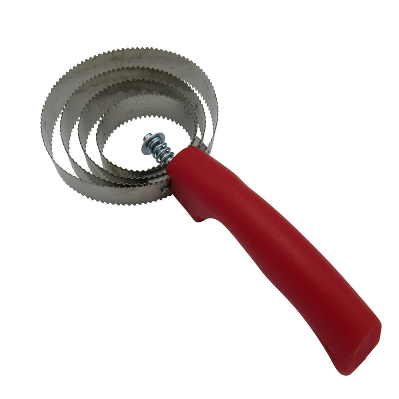 SecureFix Direct Spiral Curry Comb Horse (Brush Pets Equestrain Metal Grooming Shredding Red) - PawsPlanet Australia