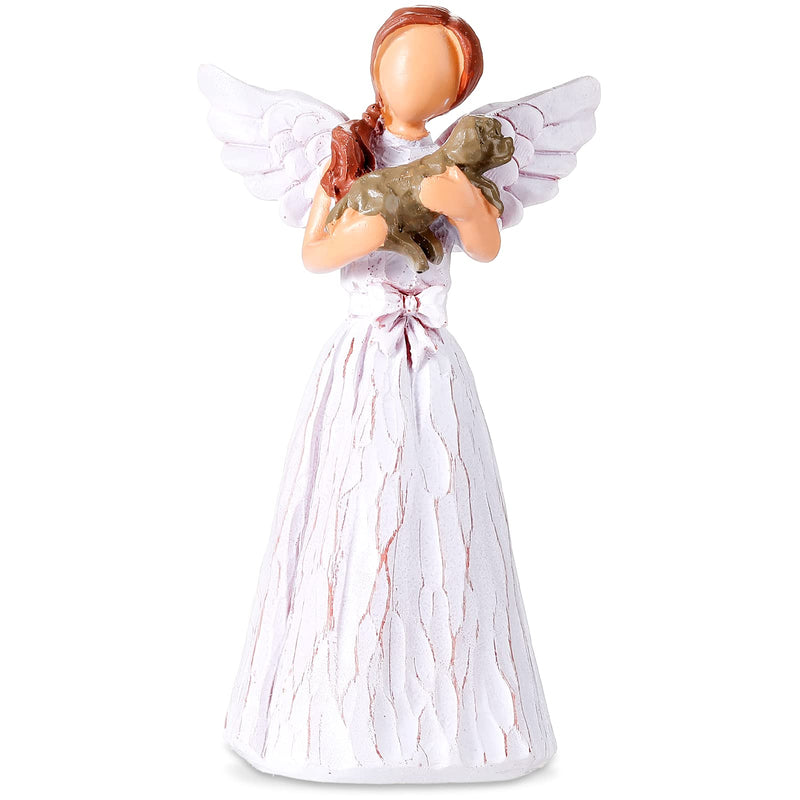 Angel of Friendship Dog Memorial Gifts Passed Away Dog Sculpted Hand Painted Figure Pet Loss Gifts Remembrance Dog Figurines Sympathy Angel Statue for a Grieving Pet Owner Pet Lovers - PawsPlanet Australia