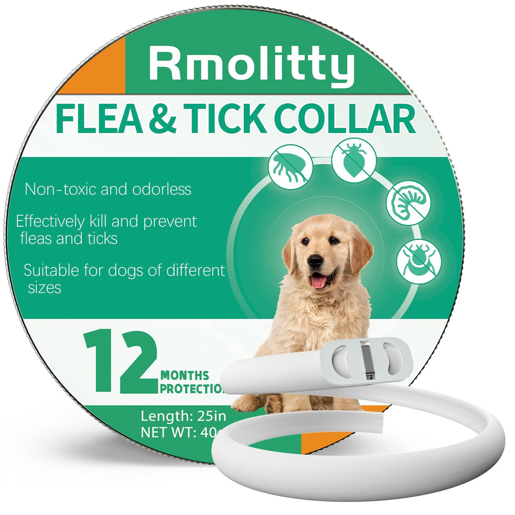 Flea Collar Dogs, Safe and Effective Flea Collar For Dogs Made of 100% Natural Essential Oils, 12 Months Efficacy 65cm Tick Collar For Small, Medium and Large Dogs… (1pack) 1pack - PawsPlanet Australia