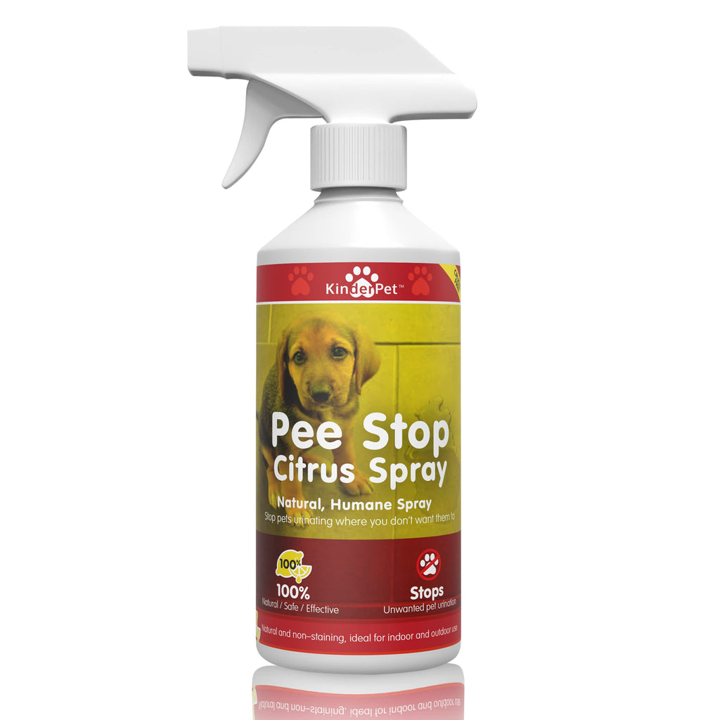 KinderPet 1 Litre Pee Stop Spray Urine Stop for Cat and Dog Repellent Stop Cats and Dogs Repeat Marking Indoors and Outdoors 100% Natural Enzyme Urine Destroyer - PawsPlanet Australia