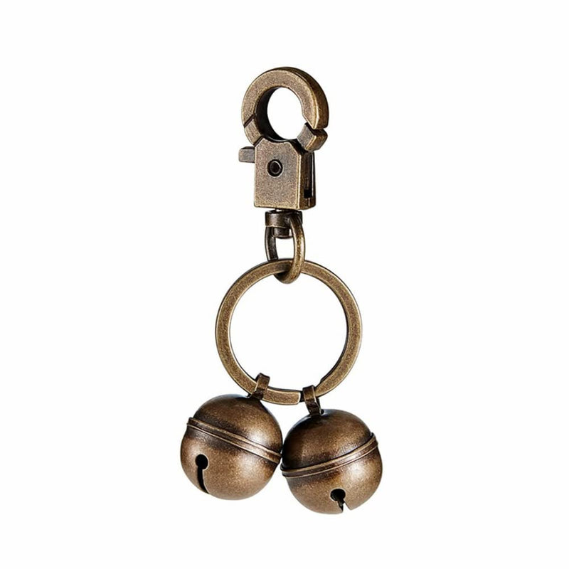 NA 1Pcs Dog Bell Durable Cat Bell Brass Extra Loud Pet Bell Charm Pet Pendant Bell Pet Tracker Bell with Clasp Swivel for Dogs Cats - PawsPlanet Australia