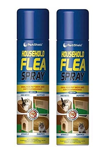2 x Flea Spray For The Home | Kills Fleas Instantly | Household Flea Treatment For House Cat Dog Pet Beds Carpet (Pack of 2) Pack of 2 - PawsPlanet Australia