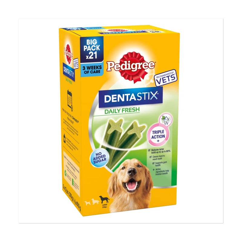 Pedigree Dentastix Fresh Adult Large Dog Treats, 810g - PawsPlanet Australia