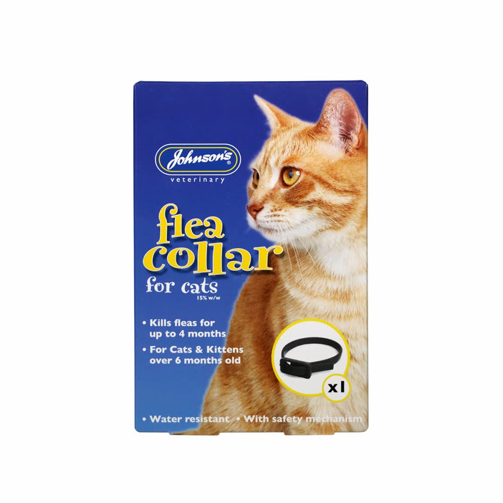 Johnsons Cat Plastic Flea Collar - PawsPlanet Australia