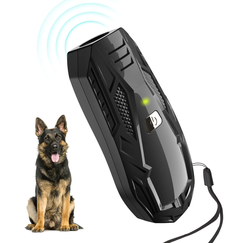 Stop Dog Barking, Ultrasonic Anti Barking Device for Dog, Handheld Dog Anti Bark Stopper Anti-Barking Deterrent Control Devices Humane Training Tool For Small Large Dogs Indoor Outdoor Anti-Bark Black - PawsPlanet Australia