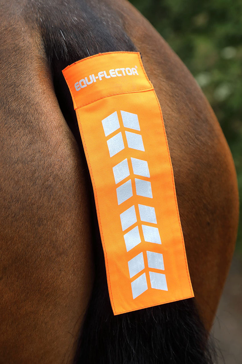Shires Equi-Flector Reflective Tail Strap (Orange) Orange - PawsPlanet Australia
