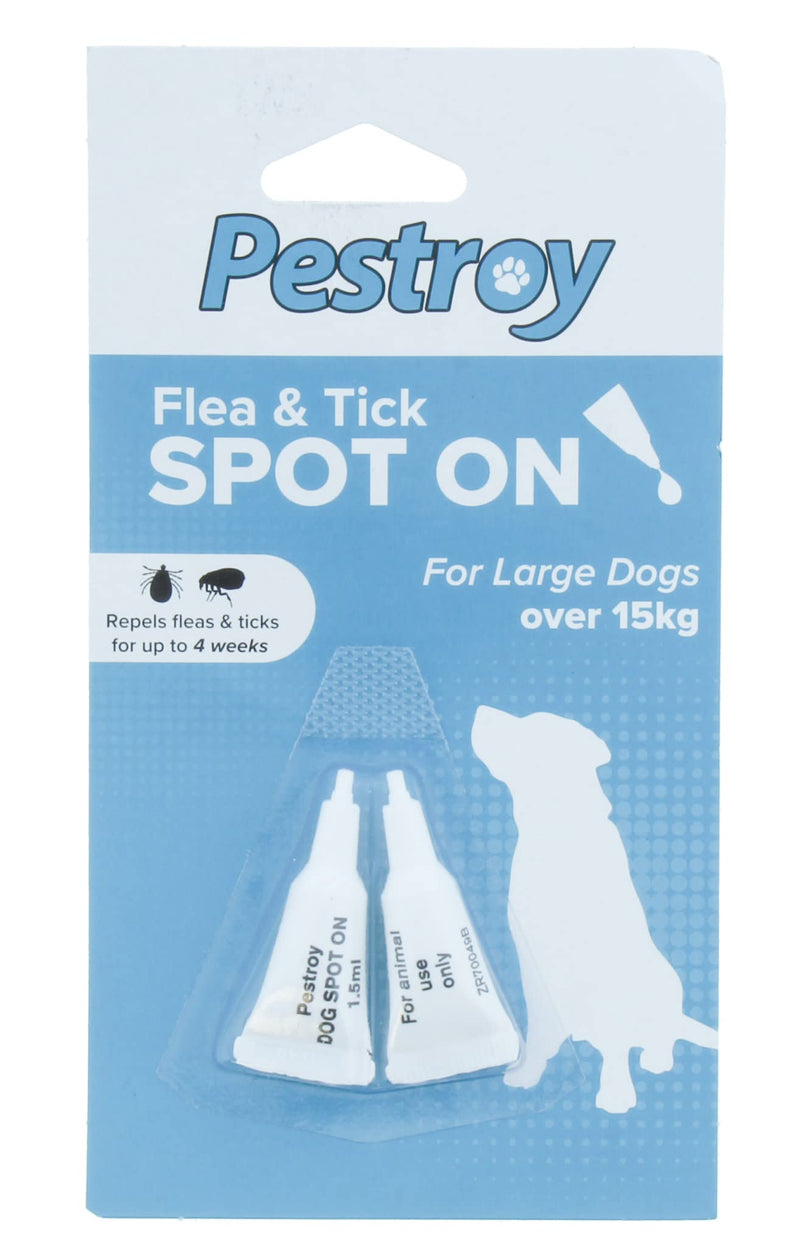 Pestroy Flea & Tick Spot On For Large Dogs – Pack of 2 - PawsPlanet Australia