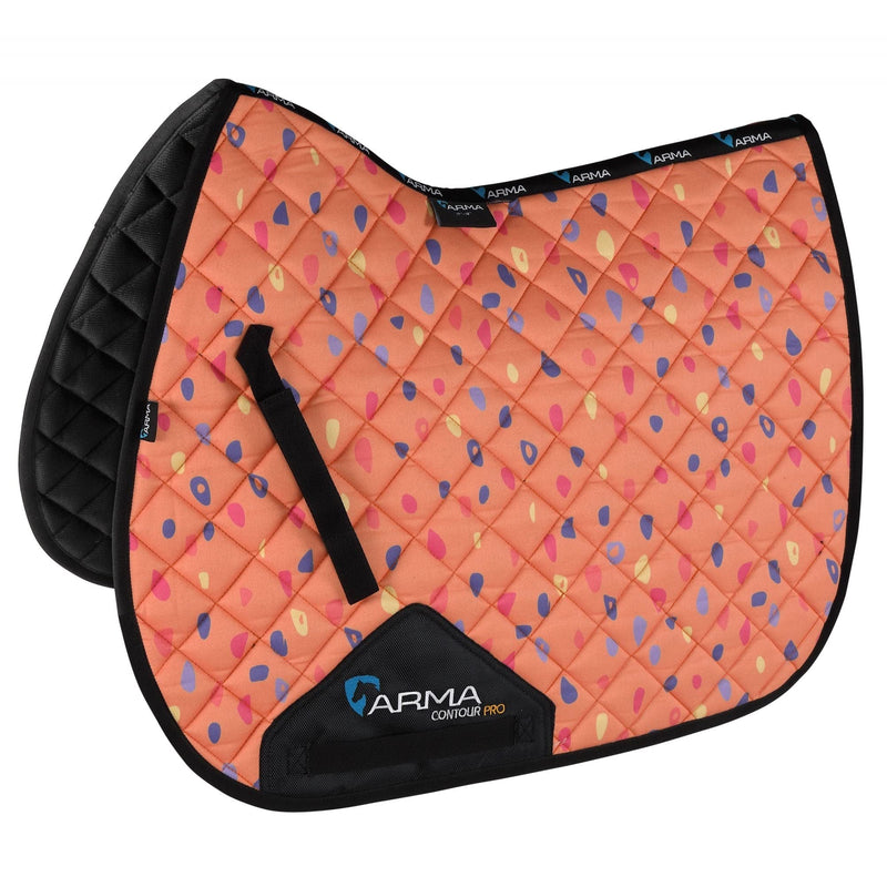 Shires ARMA Sport XC Saddlecloth - Orange Spot 15-16.5" - PawsPlanet Australia