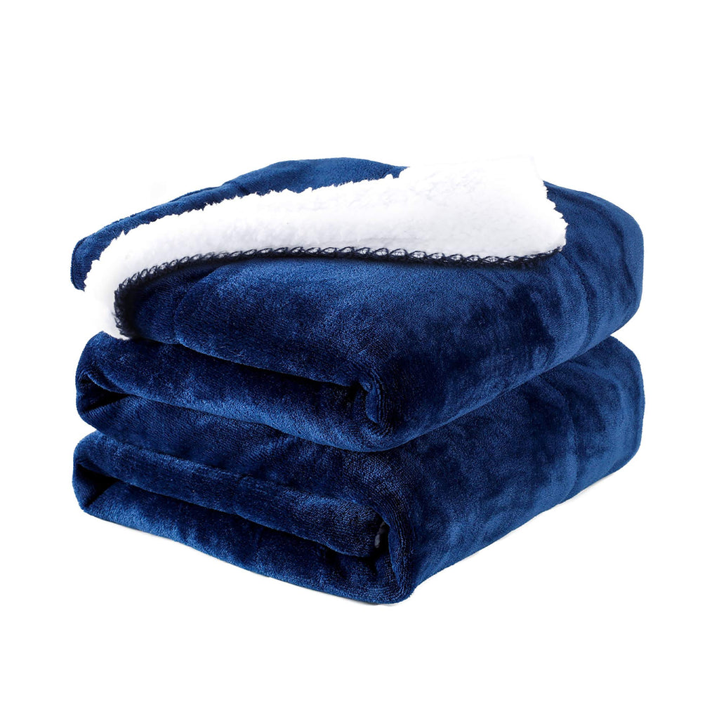 Waterproof Pet Blanket for Dogs Cats - Soft Plush Pet Throw Protects Couch, Chair, Bed from Spills Stain or Pet Fur, Machine Washable, 100 x 75 cm (40 x 30 in) M: 100 x 75 cm Blue - PawsPlanet Australia