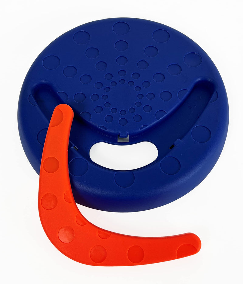 The Pet Store Blue Frisbee With Boomerang Dog Toy, Ideal For Throwing And Retrieval Games, Promotes Your Dogs Desire To Play, Encourages Healthy Exercise - PawsPlanet Australia