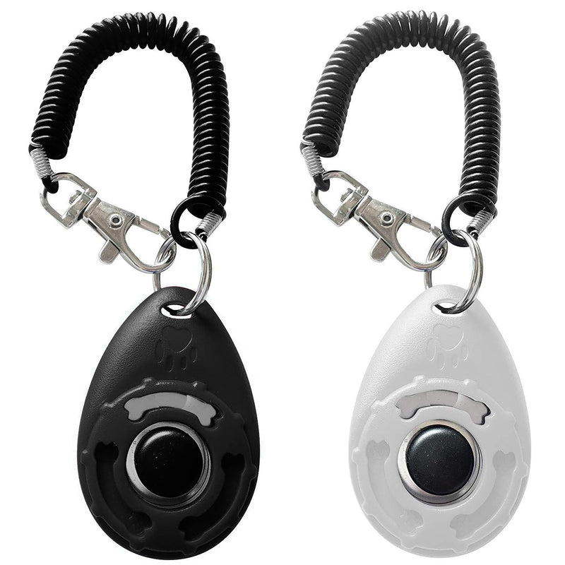 IRYNA 2 Pack Clickers for Dog Training, Dog Clicker Training with Wrist Strap, Puppy Clicker Training Kit, Dog Training Clickers, Pet Clicker Pet Trainer - PawsPlanet Australia