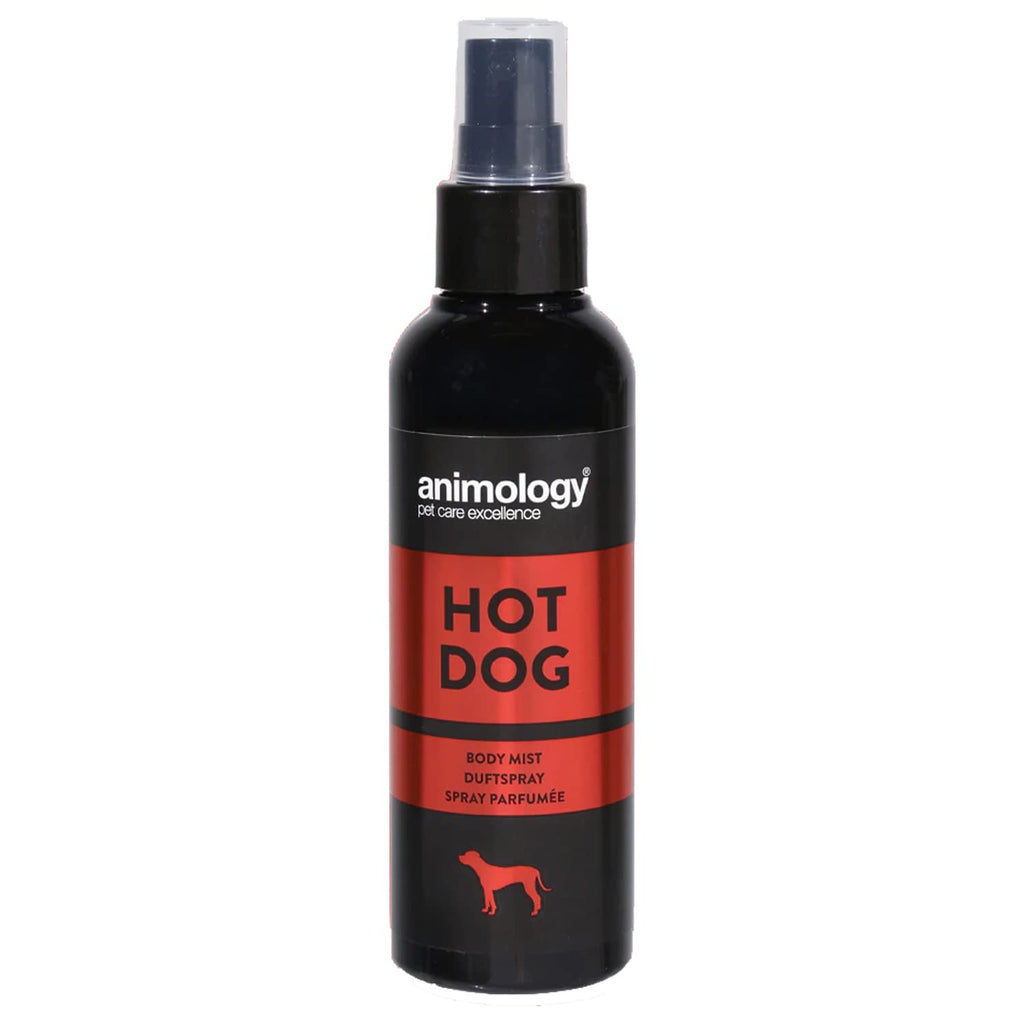 ANIMOLOGY Hot Dog Fragrance - Perfume Spray for Dogs - A Fragrance Mist with Long Lasting Notes of Pomegranate and Pink Peppercorn - Vegan Friendly - 150 ml - PawsPlanet Australia