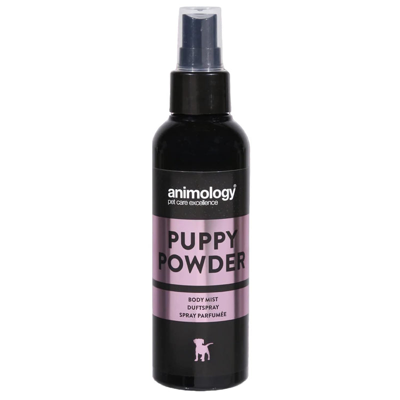 ANIMOLOGY Puppy Powder Fragrance - Perfume Spray for Dogs - A Fragrance Mist with a Long-lasting Baby Powder Scent - Mild Formulations - Vegan Friendly - 150 ml 150ml (Pack of 1) - PawsPlanet Australia