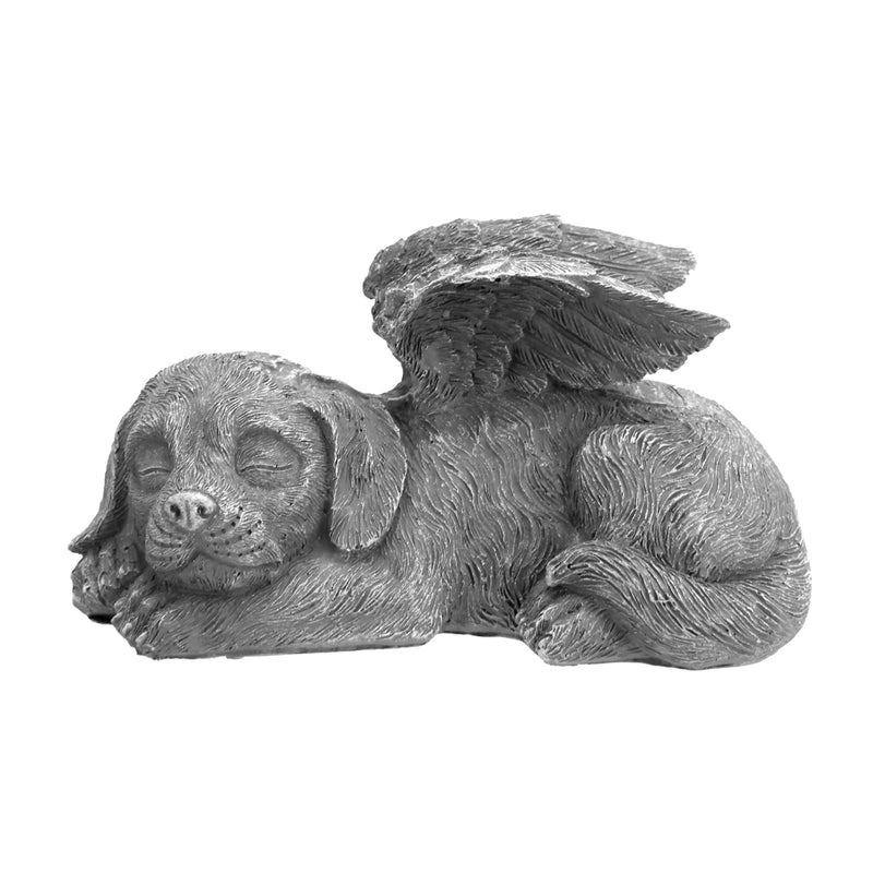 Offfay Pet Memorial Stone, Dog Memorial Gifts, Resin Pet Memorial Statue Grave Marker for Cemetery Memorial Bereavement Gifts Angel Wings Figurine to Honor Cherished Pets - PawsPlanet Australia