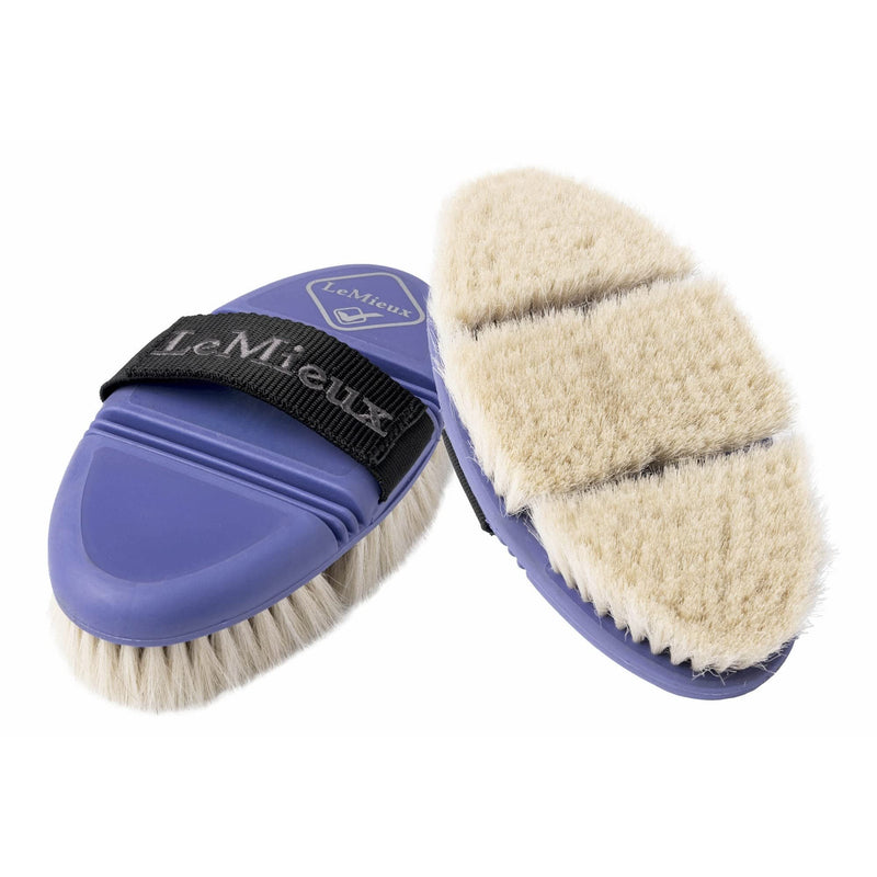 LeMieux Flexi Goats Hair Body Brush - Bluebell - PawsPlanet Australia