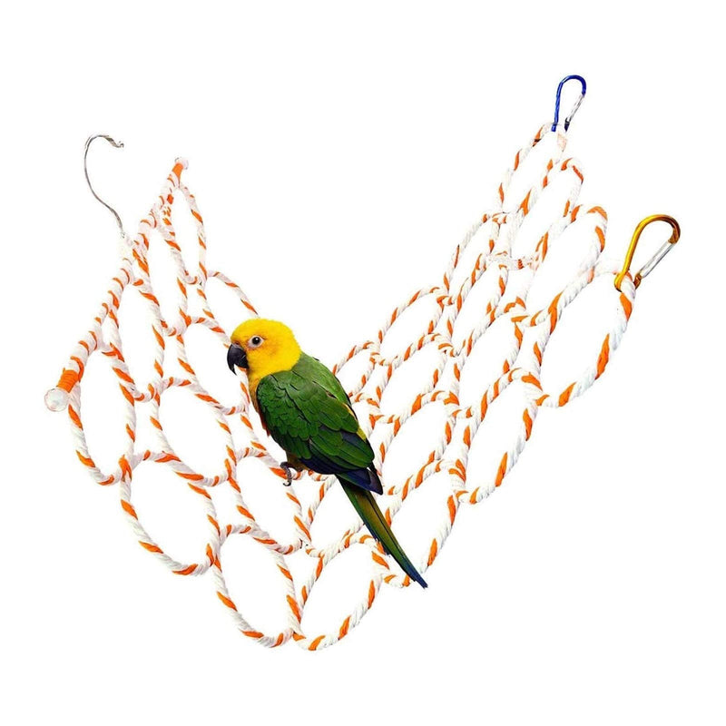 QIODAZOO Bird Swings Stand, Toys for Birds Birdcage Perches Hanging Ladders Climbing Toys for Parrot Budgies Parakeet (Randomly Color) - PawsPlanet Australia
