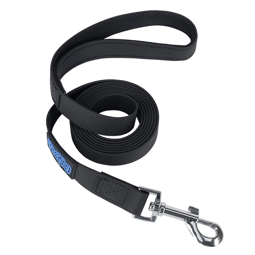 Vivifying Strong Dog Lead, 6FT Waterproof Dog Recall Leash, 360° Rotating Buckle dog Line with Padded Handle for Large, Medium and Small Pet Dog(6FT, Black) 1.8M - PawsPlanet Australia