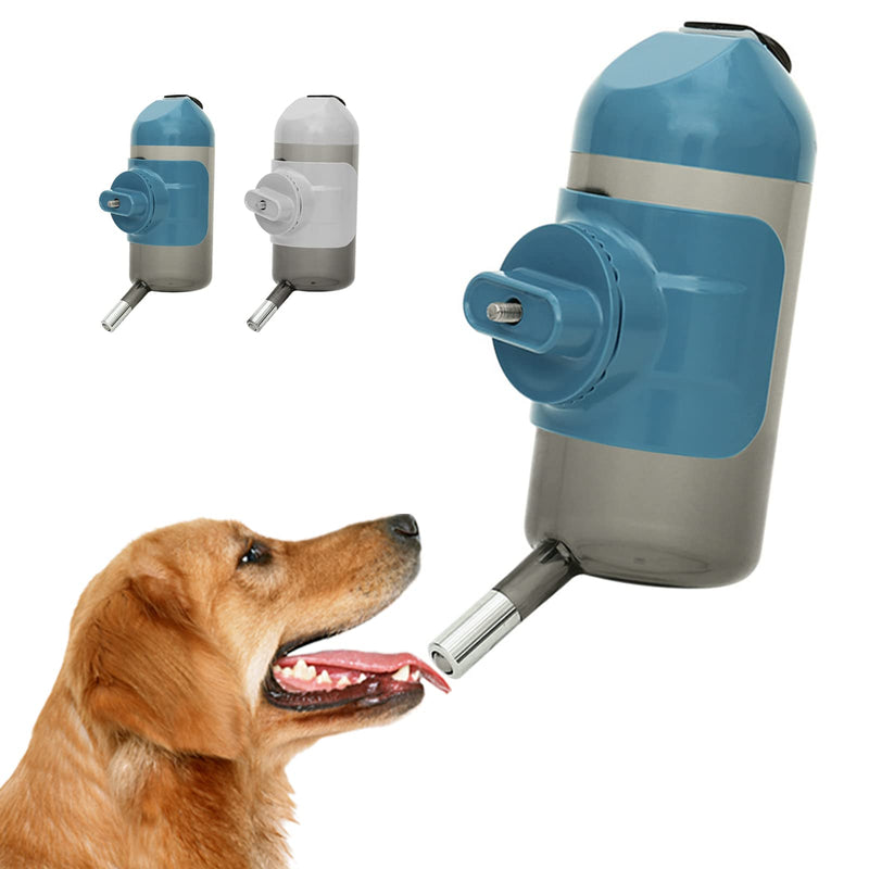 septillar Dog Water Dispenser for Cage, Leakproof Dog Water Bottles 500ml Kennel Pet Water Dispenser for Crate Dog Cat Rabbit Hamster Hedgehog Automatically Feeding Water (Blue) Blue - PawsPlanet Australia