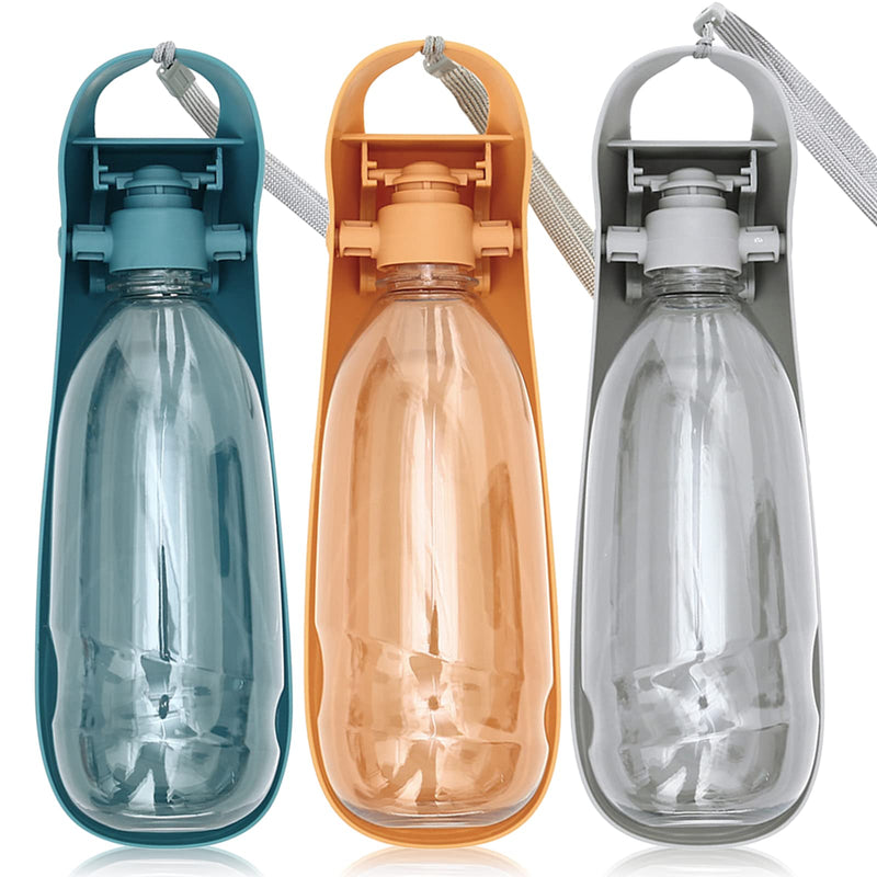 MHwan Dog Water Bottles,Portable Dog Water Bottle,Dog Water Bottles for Walking,Foldable For dog Water Bottle Travel Large Capacity ABS Sink 550ML(Blue) AM02498711MH - PawsPlanet Australia