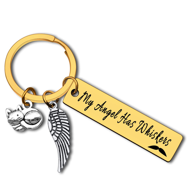 Pet Memorial Gift Loss of Cat Keyring Pet Sympathy Gift Memorial Gift for Cat Lovers Pet Loss Jewelry In Memory of Cat Pet Sympathy Gift for Cat Pet Owners Family Friends Remembrance Gifts Keychain - PawsPlanet Australia