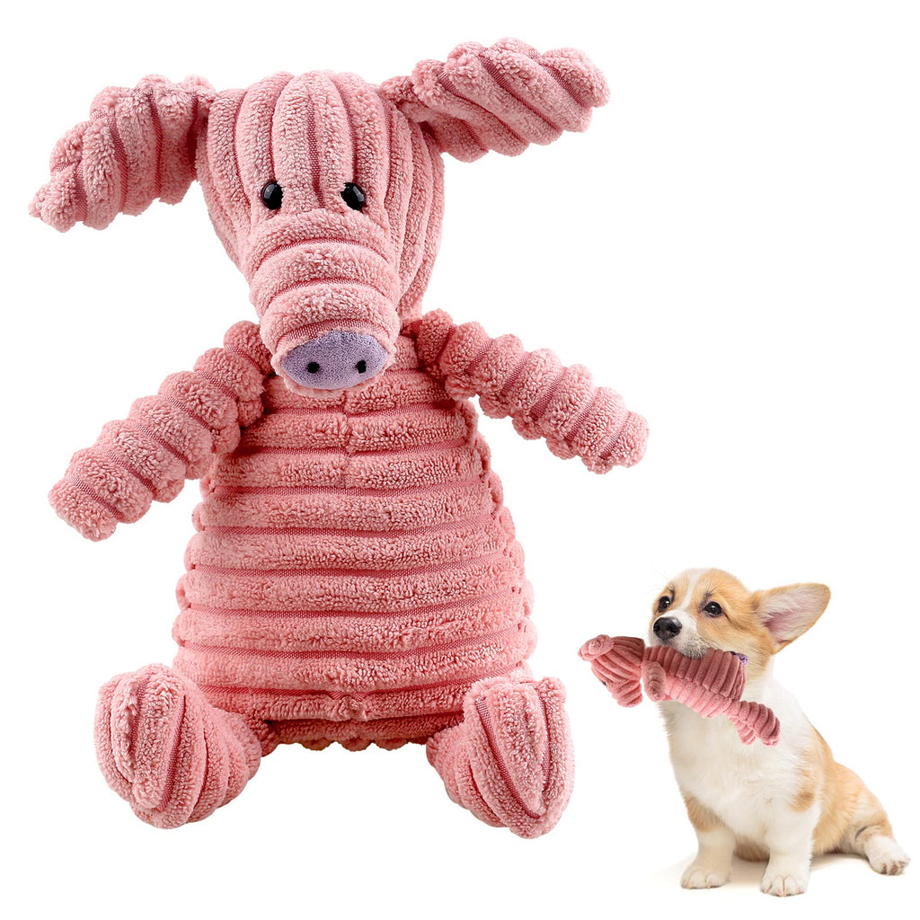 Squeaky Dog Toys,Dog Toys,Interactive Squeaky Dog Toys for Small and Medium Dogs,Cotton Soft Dog Toys for Foraging Instinct Training,Interactive Aid Good Behave Training Dog Toys (Pink) Pink - PawsPlanet Australia