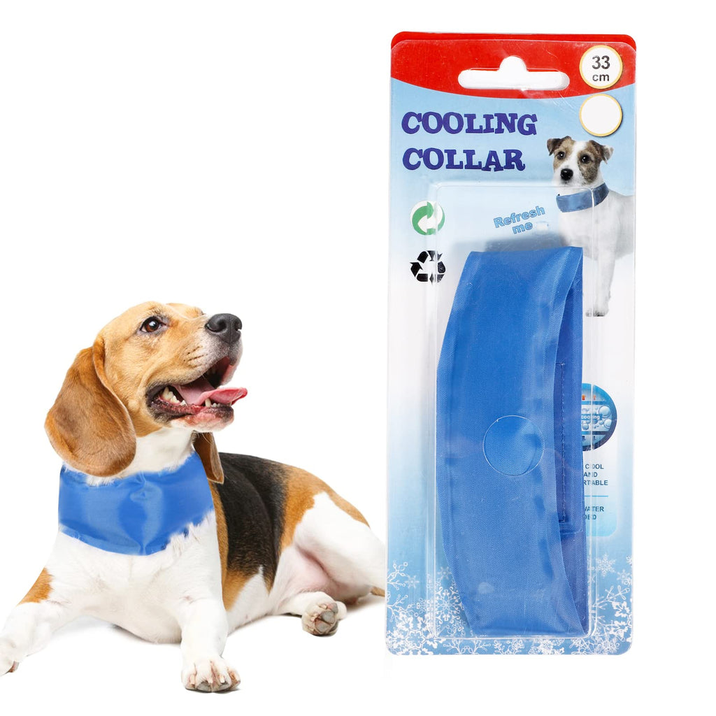 Dog Cooling Bandana, Pet Cooling Scarf Summer Pet Breathable Scarf Dog Cats Collar Ice Towels (M) - PawsPlanet Australia